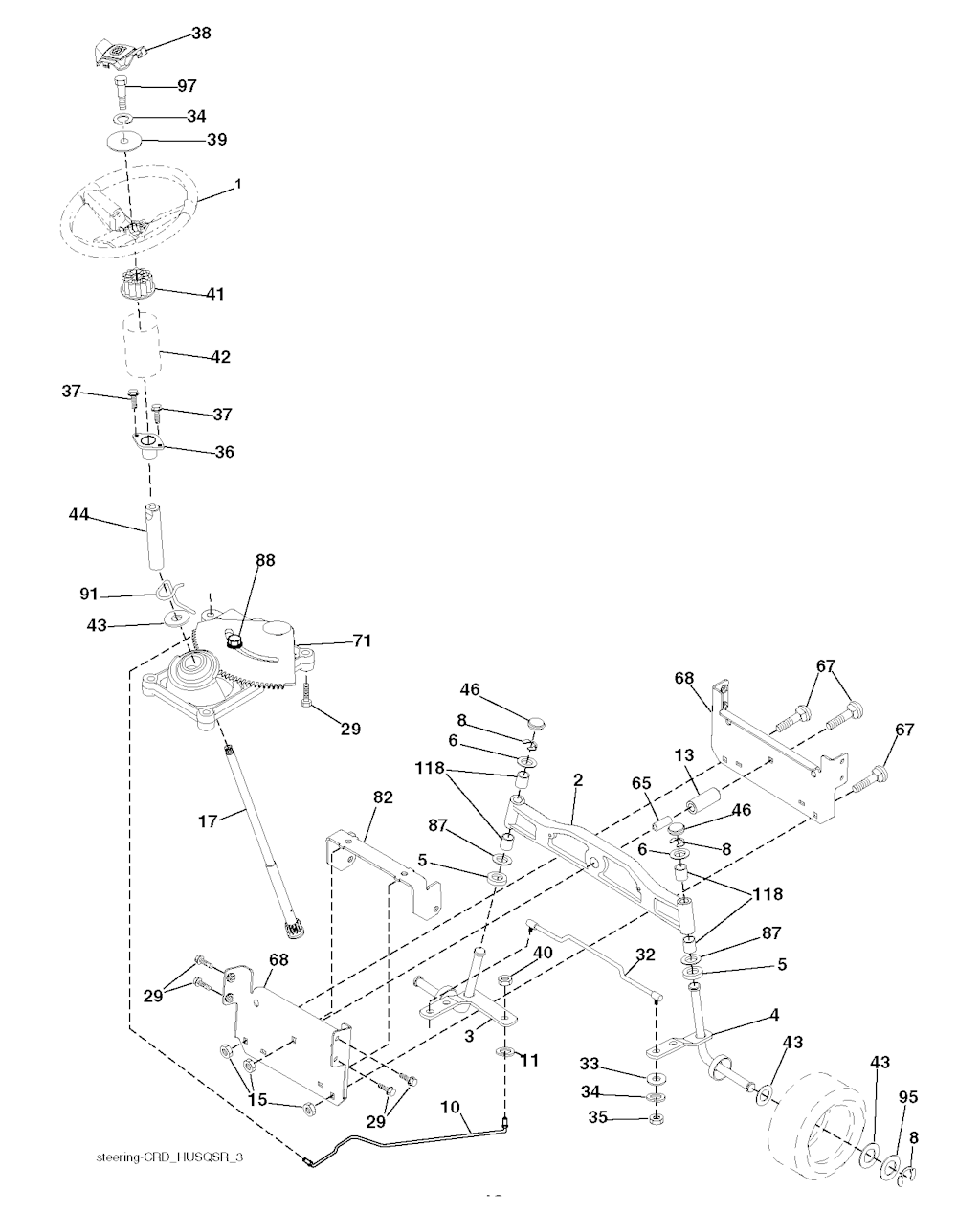 Explosionszeichnung Ersatzteile