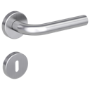 Vorschaubild Griffwerk Türgriff DANIELA K3 Klippgarnitur- Edelstahl poliert / matt