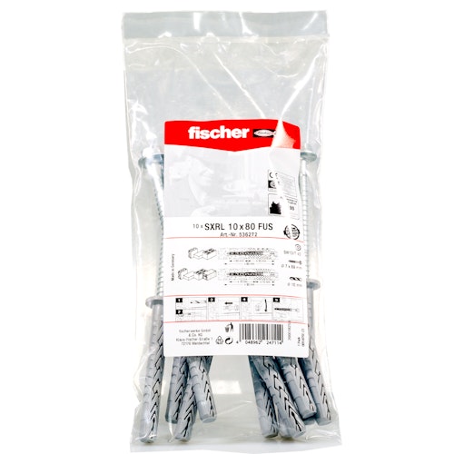 FISCHER Langschaftdübel SXRL 10x80 FUS B (10 St.)