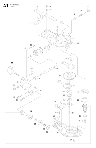 Husqvarna Heckenscheren/Stabheckenscheren 965201901 327HDA65X Heckenschere