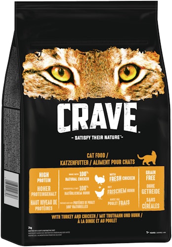 CRAVE Truthahn & Huhn Katzentrockenfutter