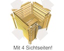 Vorschaubild Karibu Woodfeeling Sauna Mia - 38 mm Massivholz Aktionssauna inkl. gratis Saunaofen im Wert von 599,99 €