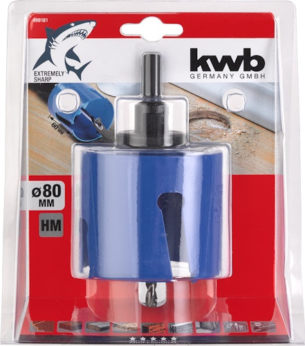 kwb HM bestückte Lochsägen Ø 80 SB 499181