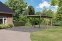 Vorschaubild Karibu Carport Einzelcarport Eco 1/2 - kesseldruckimprägniert