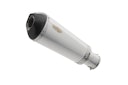 Vorschaubild SHARK ENDSCHALLDÄMPFER Edelstahl gebürstet/Carbon silber DSX-7 Endschalldämpfer Ø60 mm L360mm e3 1218 (9) / e24 00040G Universal