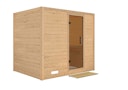 Vorschaubild Karibu Sauna Sonara - Massivholzsauna mit Fronteinstieg 38 mm inkl. gratis Sauna-Zubehörset im Wert von 234,94 €