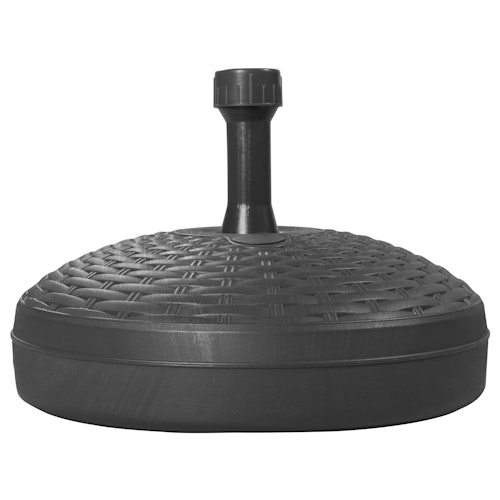 doppler Füllsockel Rattan-Optik 18 Liter, Kunststoff Anthrazit