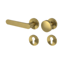 Vorschaubild Griffwerk Wechselgarnitur VAYA 291 AVUS fast2fix Fast2Fix Rosetten rund Knopf R2 Gold matt L