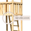 Vorschaubild Akubi Stelzenhaus Benjamin mit Rutsche und Holzrampe