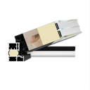 Vorschaubild Krongart Stahl-Aluminium-Haustür DS68AC Modell 22 BLACKLINE mit 4 Streifen + Wetterschenkel