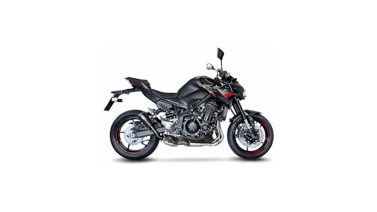 LeoVince SLIP-ON Edelstahl SBK LV-10 Schwarz für KAWASAKI Z 900