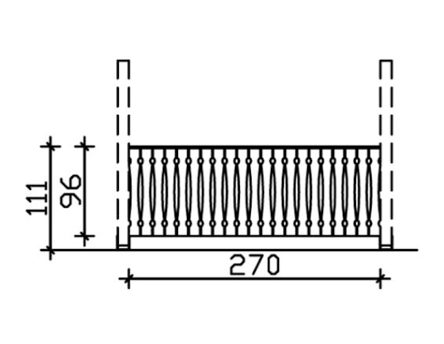 Skan Holz Brüstung Balkonschalung für Terrassenüberdachung Leimholz