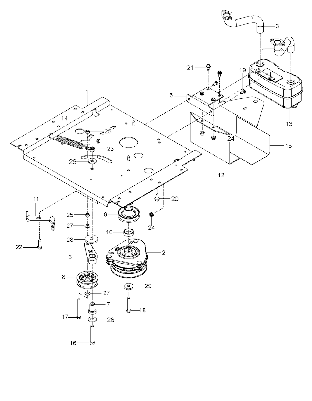 Explosionszeichnung Ersatzteile