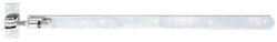 Alberts® Ladenband, gerade, Abschluss abgerundet, verstellbar, galvanisch verzinkt, dickschichtpassiviert,LxB660x40mm,Gewinde M16 318260