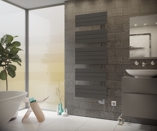 Ximax Badheizkörper Elektrobetrieb P2-Open Anthrazit versch. Größen