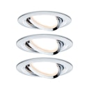 Vorschaubild Paulmann Einbauleuchte Nova Coin LED 3x6,5W chrom rund