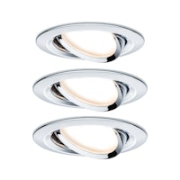 Paulmann Einbauleuchte Nova Coin LED 3x6,5W chrom rund
