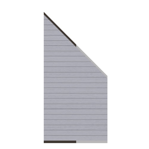 TraumGarten System WPC Classic Zaun-Anschluss-Set