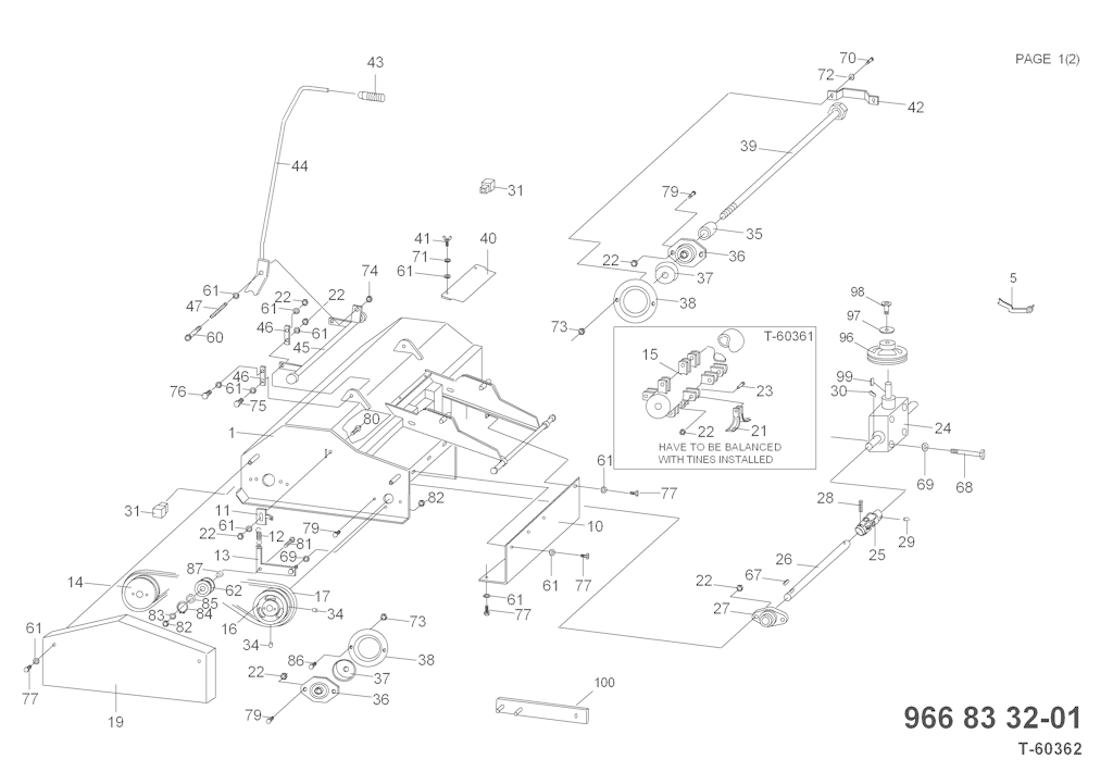 Explosionszeichnung Ersatzteile