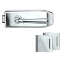 Vorschaubild Griffwerk CREATIVO 1.0 -Edelstahl poliert Ganzglastürbeschlagset -3-teiliger Bandsatz -mit Griff FABIA Schraubt. -CHR -UV