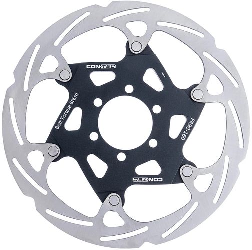 CONTEC Bremsscheibe CDR-LW-6B 160 mm silber,schwarz