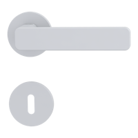 Griffwerk VAYA 265 MINIMAL MODERN fast2fix Fast2Fix Rosetten rund Buntbart Seidenweiß