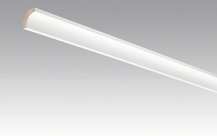 MEISTER Hohlkehlleiste 22/22 mm  Weiß streichfähig DF 2222 - 2380 mm