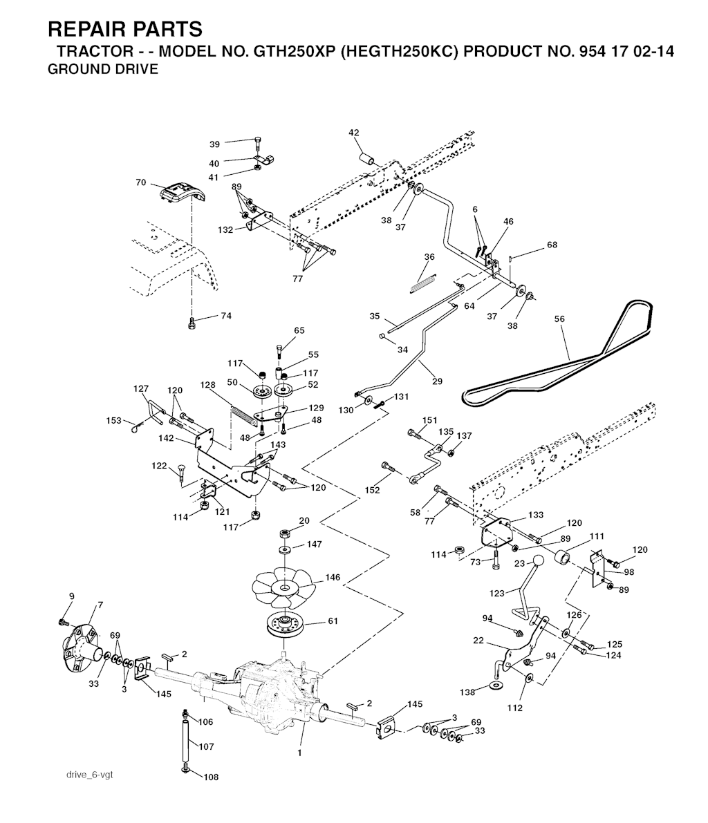 Explosionszeichnung Ersatzteile