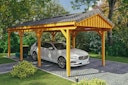 Vorschaubild Skan Holz Fichtelberg - Satteldach Einzelcarport Breite 317 cm