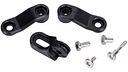 Vorschaubild CONTEC Halterung DLUX schwarz/silber 3-teiliger Standardhalter