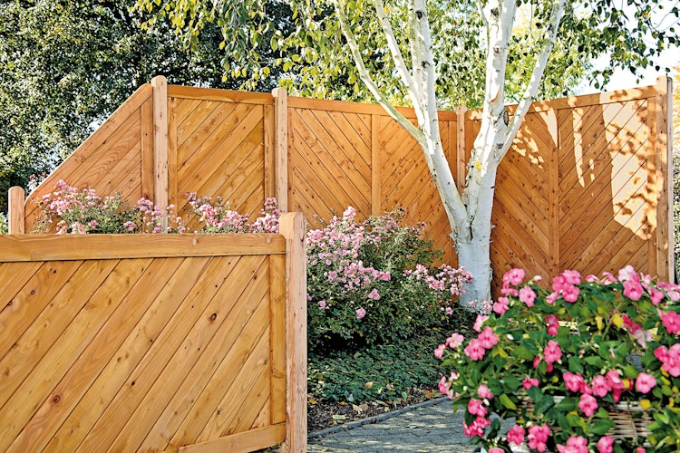 T&J SKAGEN Sichtschutzzaun Lärche 900 x 1800 mm