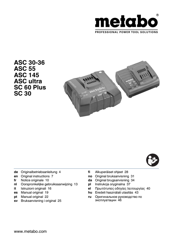 Bedienungsanleitung fÃ¼r Metabo Akku-Multitool MT 18 LTX