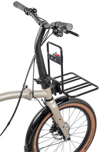Fahrer Gepäckträger Front Rack XL Brompton schwarz