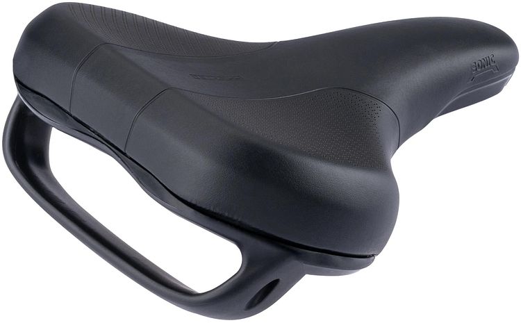 CONTEC Sattel Sonic schwarz Maße (L x B) 257 x 219 mm