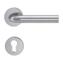 Vorschaubild Griffwerk Türgriff DANIELA K3 Klippgarnitur- Edelstahl poliert / matt
