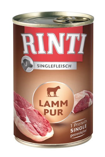 RINTI Singlefleisch 400g Dose Hundenassfutter