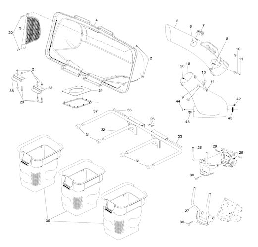 Husqvarna Zubehör für Aufsitzmäher 591111301 Collector