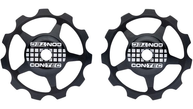 CONTEC Schaltrollen-Set Scroller 11 Zähne schwarz