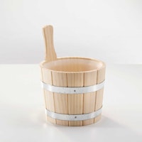 Infraworld Aufgusseimer 3 l Fichte mit Kunststoffeinsatz