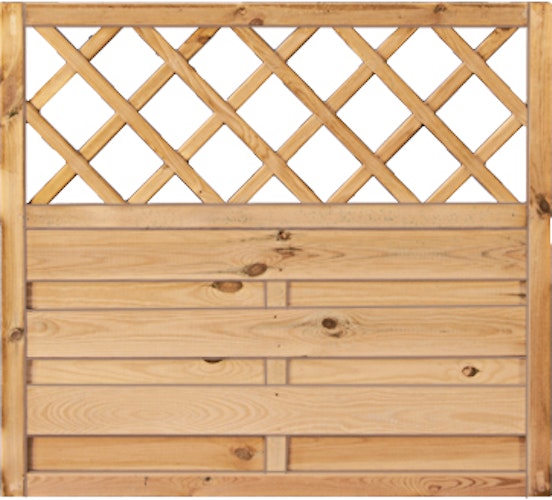 T&J Maxi Massivzaun Ranki 100 x 90 cm