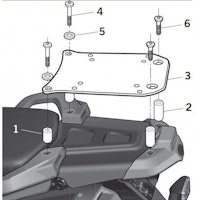 SHAD Top Master Befestigungssatz Yamaha