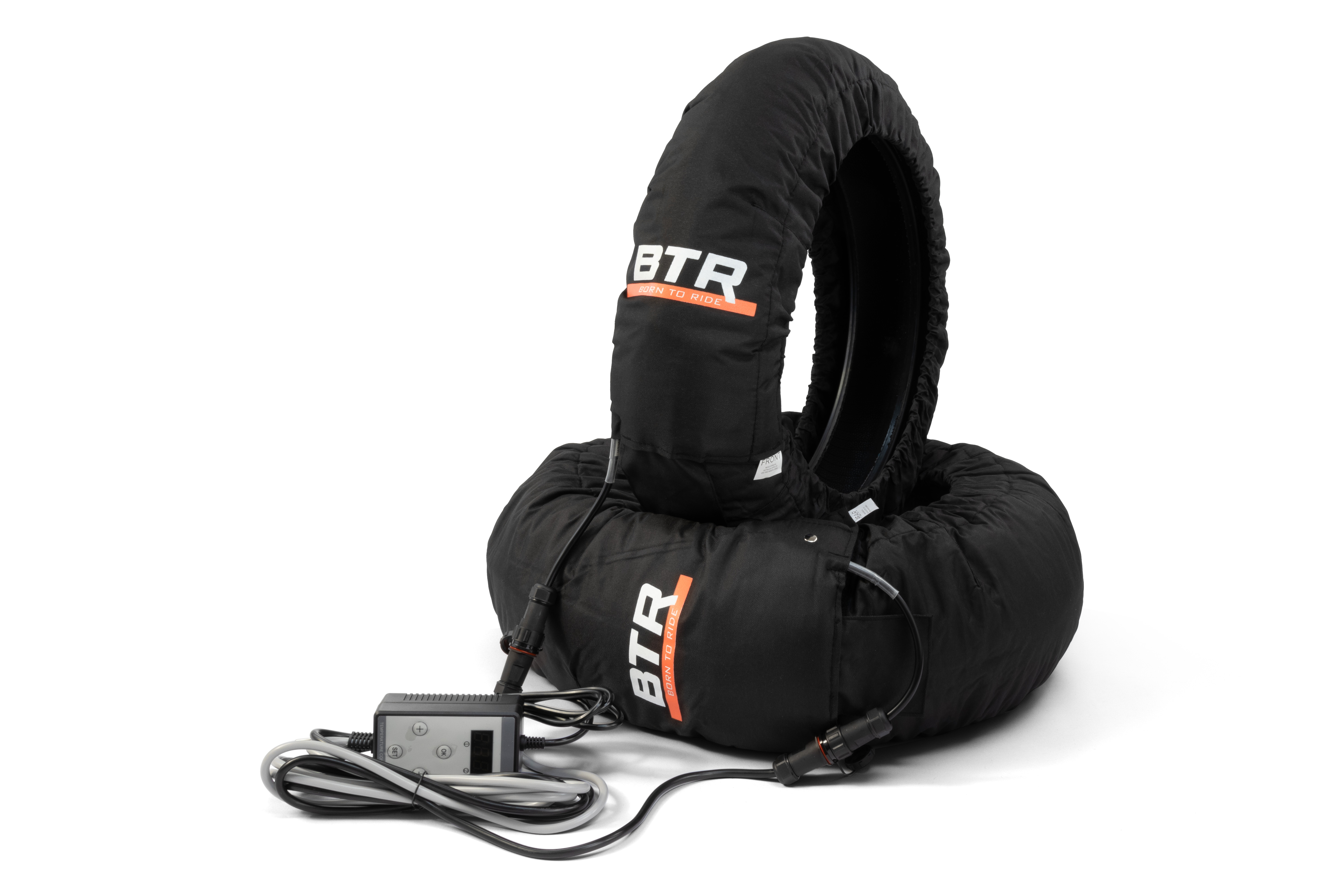 BTR Motorrad Reifenwärmer - Set, Digital, 17 Zoll