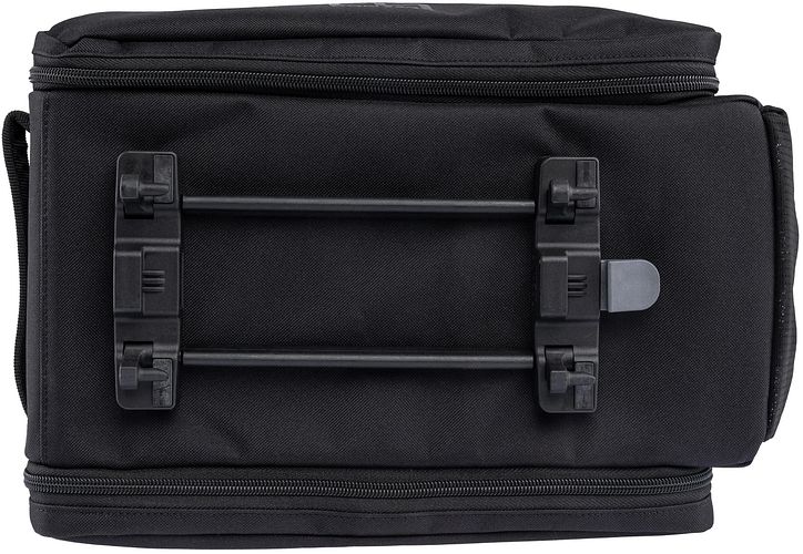 CONTEC Gepäckträgertasche Via Explorer schwarz inkl. vormontiertem Racktime Snap-it Ada