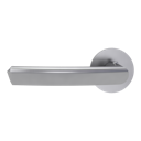 Vorschaubild Griffwerk Türgriff smart2lock 2.0 JETTE CRYSTAL PIATTA S -Edelstahl matt Griffpaar mit Drückerrosetten