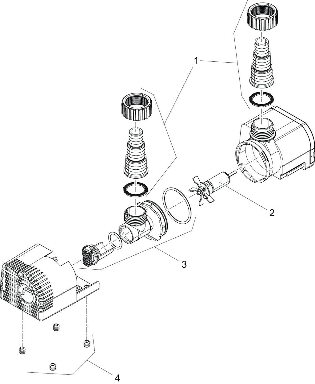 Explosionszeichnung Ersatzteile