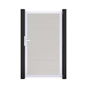 Vorschaubild GroJa BasicLine Schmal Einzeltor Rahmen Aluminium EV1 1000 x 1800 mm