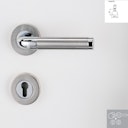 Vorschaubild Griffwerk Wechselgarnitur SIMONA - Chrom/Nickelmatt/Edelstahl