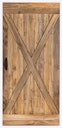 Vorschaubild INDO Barndoor Teak Nature RBDT210100N Natural