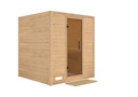 Vorschaubild Karibu Sauna Mojave - Massivholzsauna mit Fronteinstieg 38 mm inkl. gratis Sauna-Zubehörset im Wert von 234,94 €