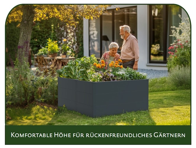 KGT Hochbeet UrbanGrow L - B 149 x T 74 x H 78 cm